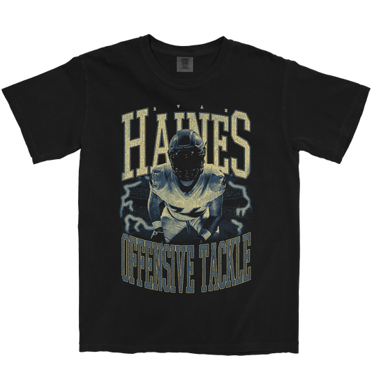 EVAN HAINES VINTAGE BLACK TEE