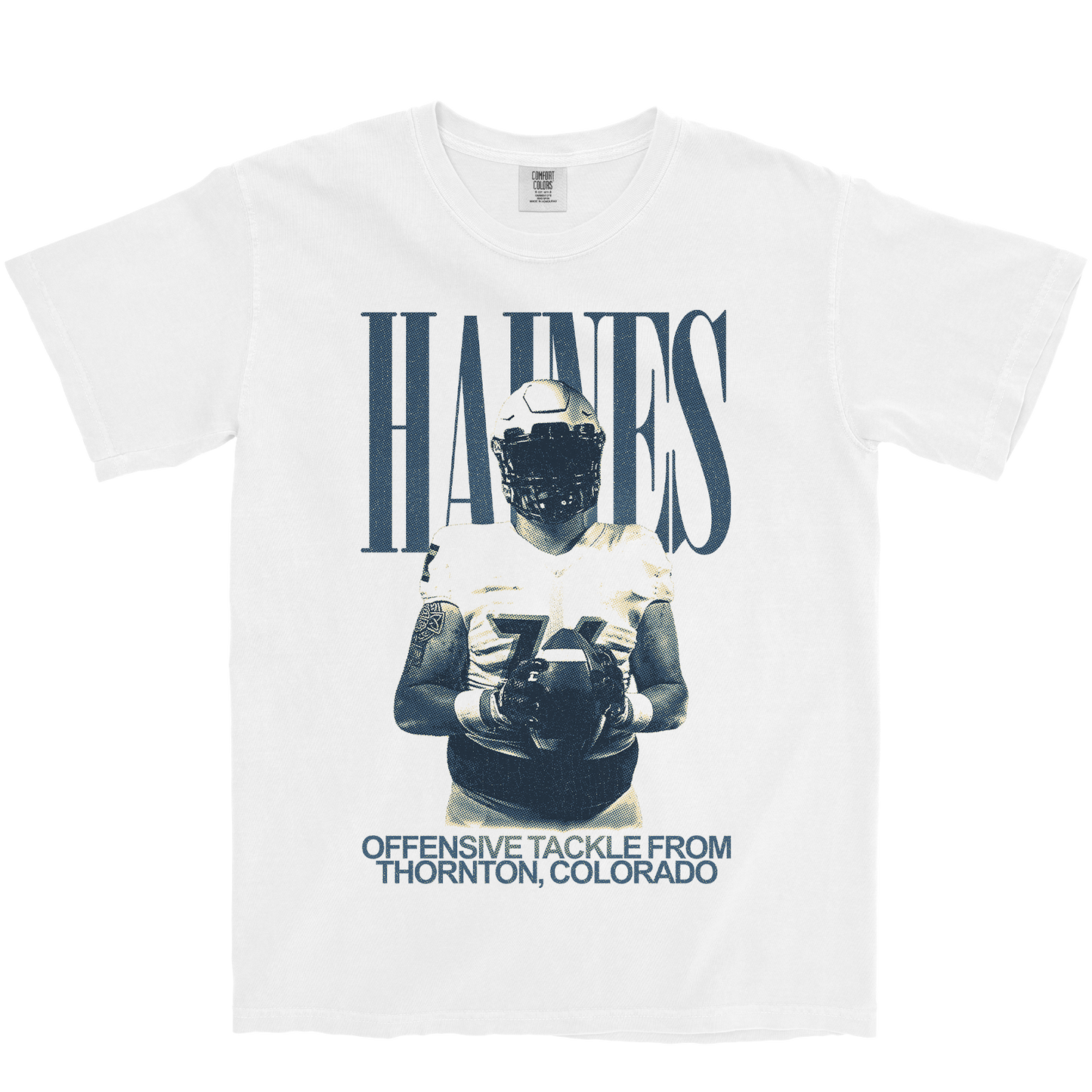 EVAN HAINES VINTAGE WHITE TEE