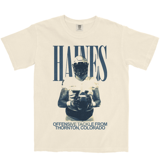 EVAN HAINES VINTAGE IVORY TEE