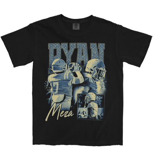 RYAN MEZA GRAPHIC BLACK TEE