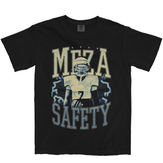 RYAN MEZA VINTAGE BLACK TEE