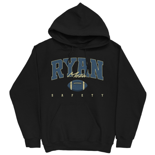 RYAN MEZA RETRO BLACK HOODIE
