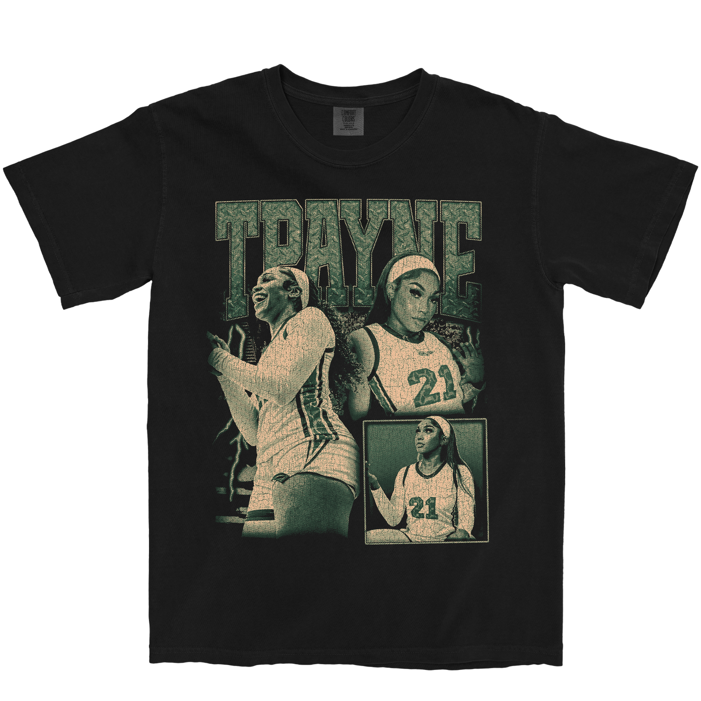 THAILAN PAYNE GRAPHIC BLACK TEE