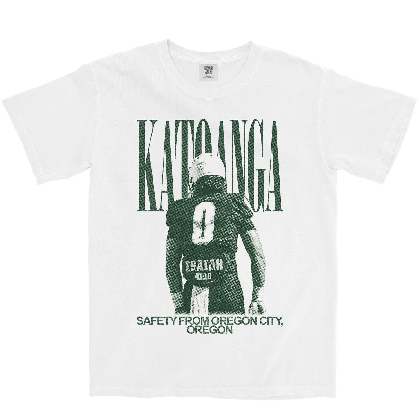 CHAZ KATOANGA VINTAGE WHITE TEE