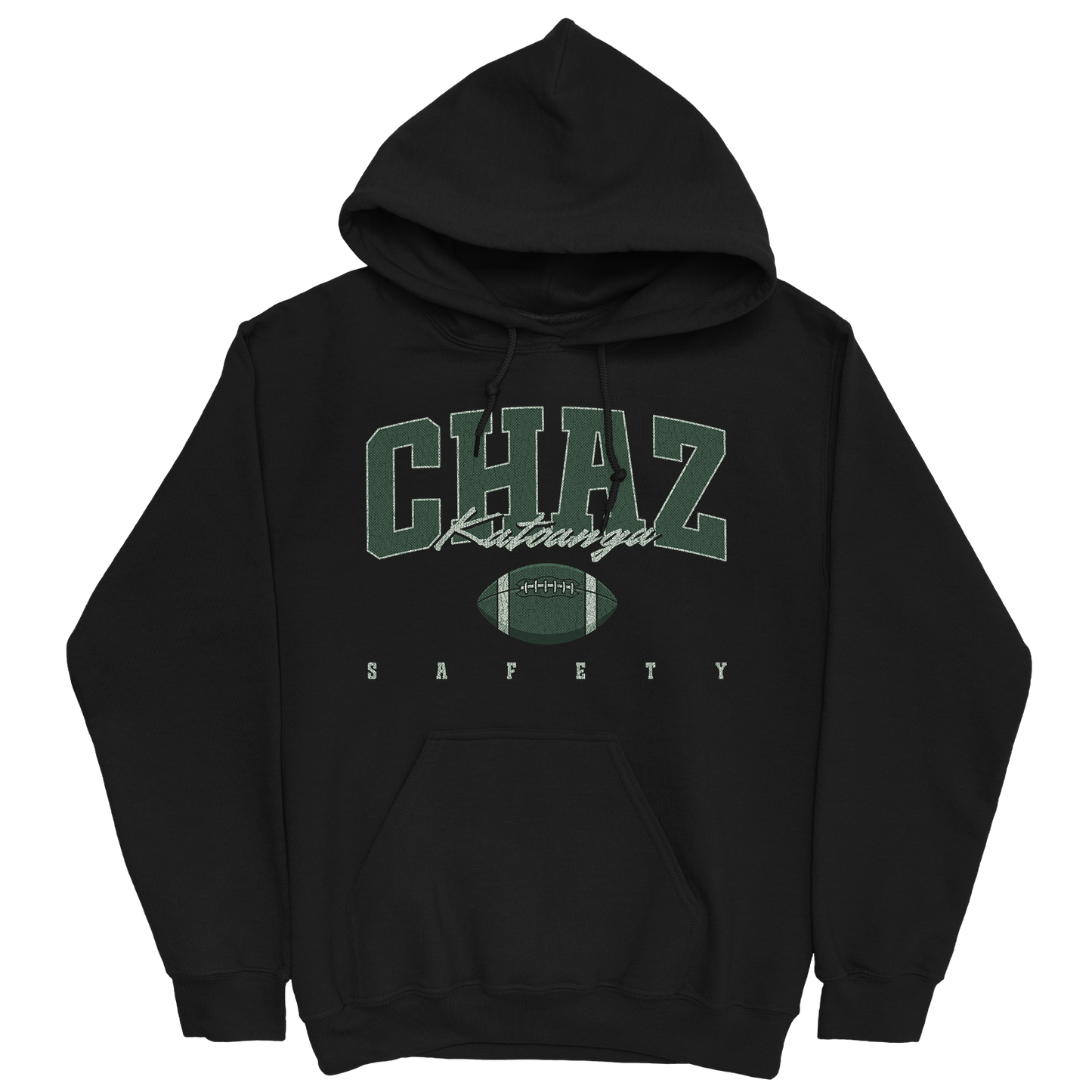 CHAZ KATOANGA RETRO BLACK HOODIE