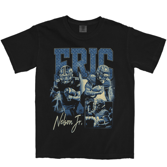 ERIC NELSON JR. GRAPHIC BLACK TEE