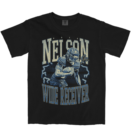 ERIC NELSON JR. VINTAGE BLACK TEE