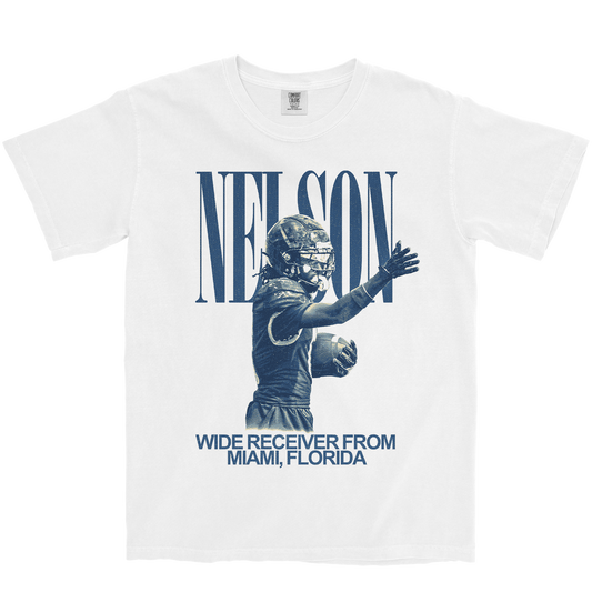 ERIC NELSON JR. VINTAGE WHITE TEE