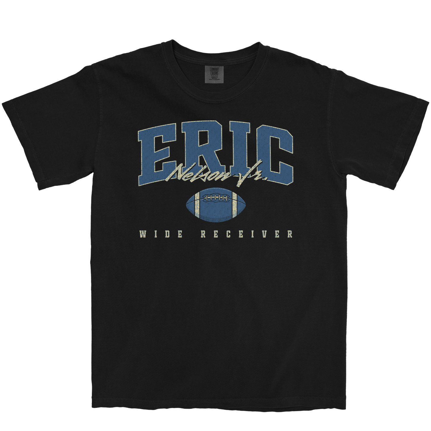 ERIC NELSON JR. RETRO BLACK TEE