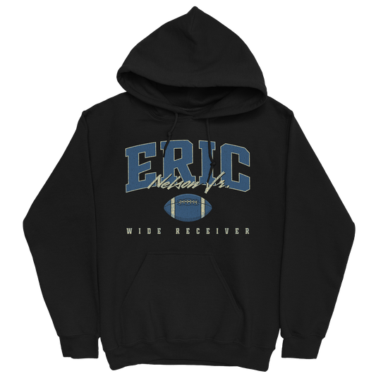 ERIC NELSON JR. RETRO BLACK HOODIE