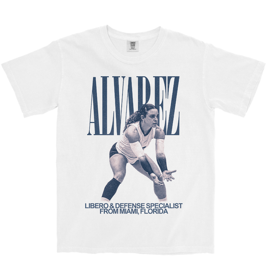 AMARIS ALVAREZ VINTAGE WHITE TEE