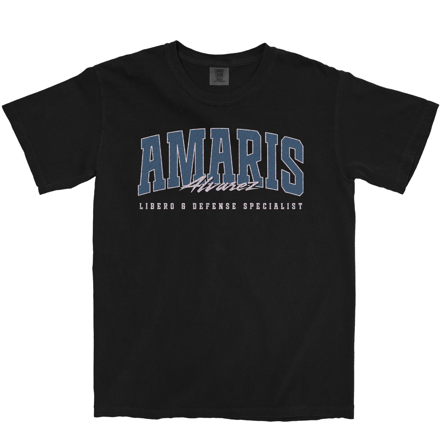 AMARIS ALVAREZ RETRO BLACK TEE