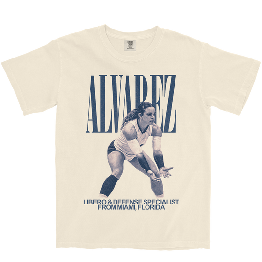 AMARIS ALVAREZ VINTAGE IVORY TEE