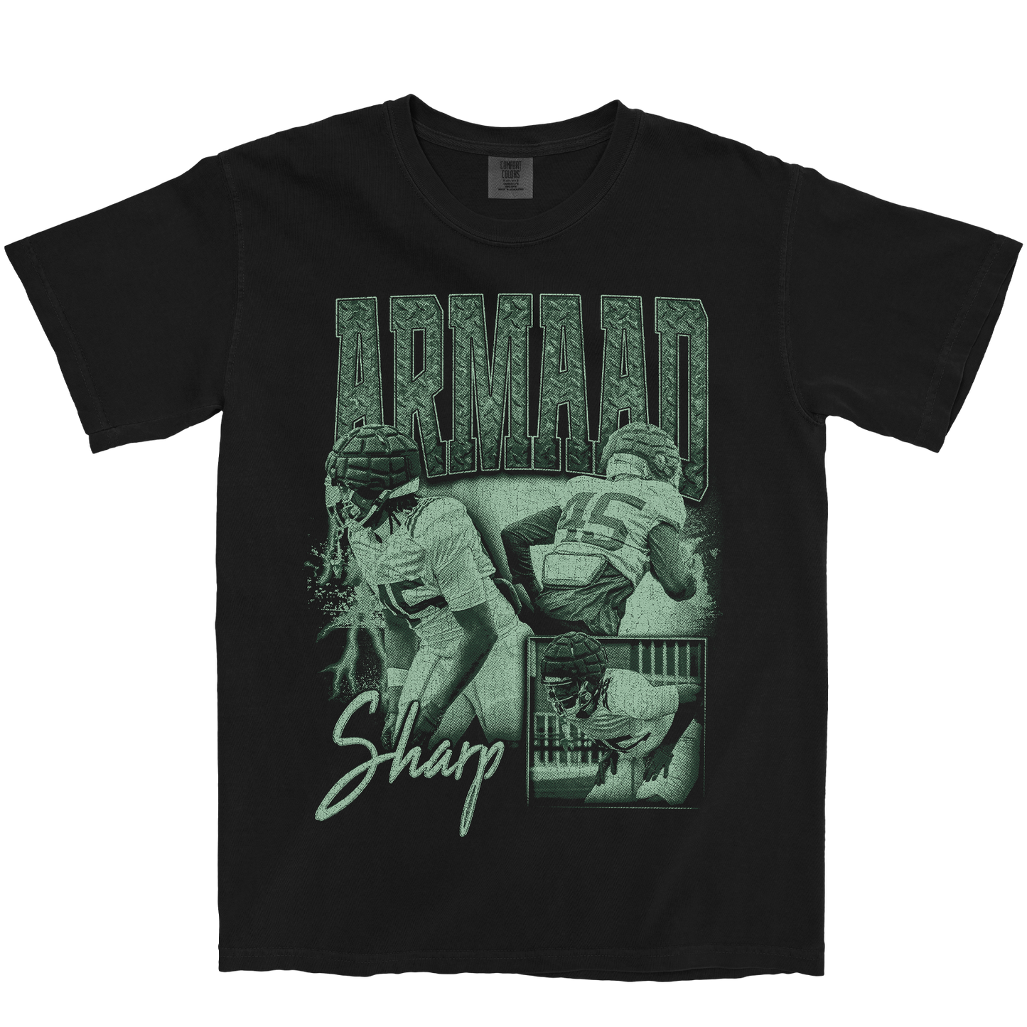ARMAAD SHARP GRAPHIC BLACK TEE