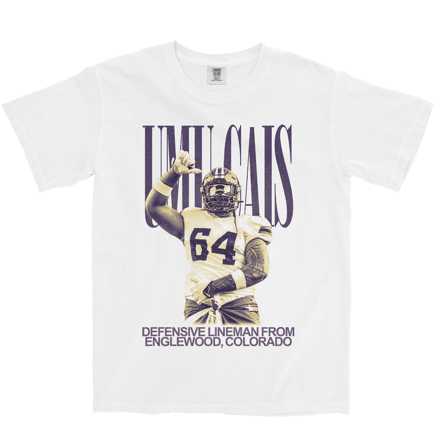 TUFANUA UMU-CAIS VINTAGE WHITE TEE