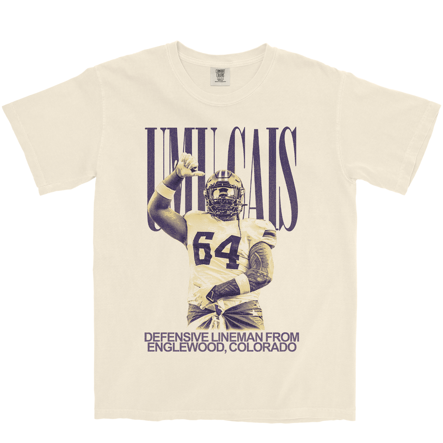 TUFANUA UMU-CAIS VINTAGE IVORY TEE