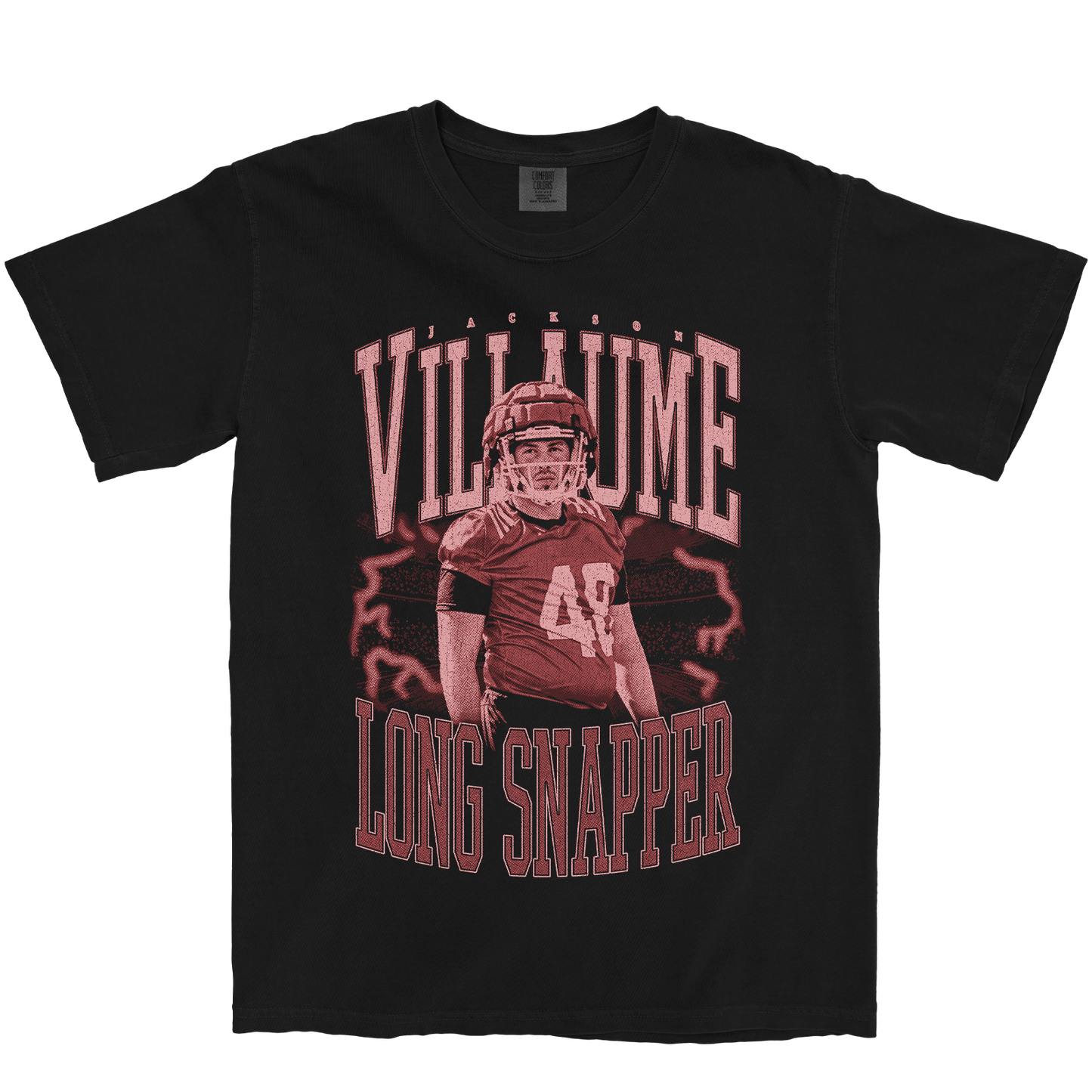 JACKSON VILLAUME VINTAGE BLACK TEE