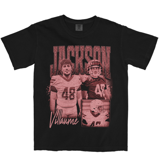 JACKSON VILLAUME GRAPHIC BLACK TEE
