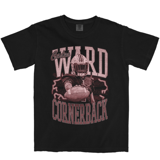 CADEN WARD VINTAGE BLACK TEE