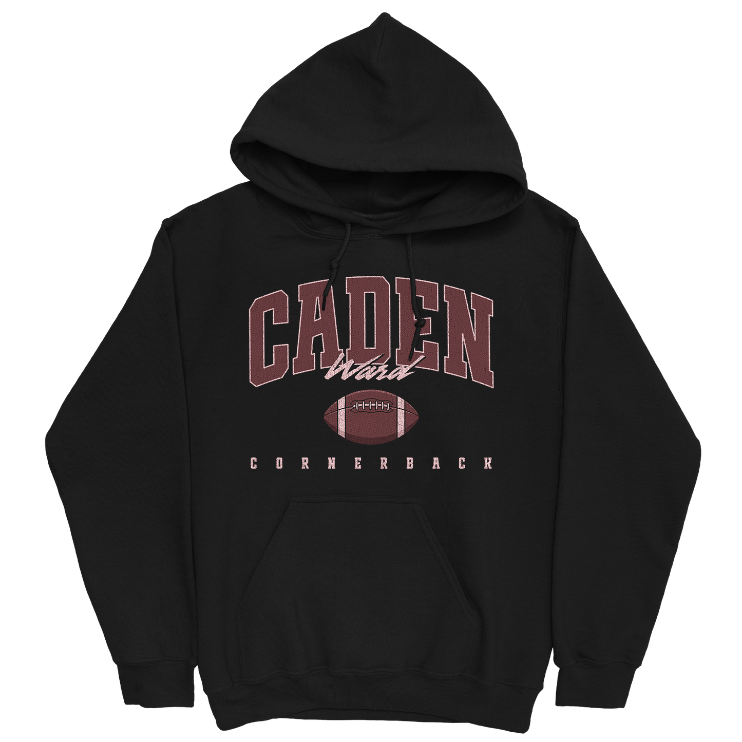 CADEN WARD RETRO BLACK HOODIE