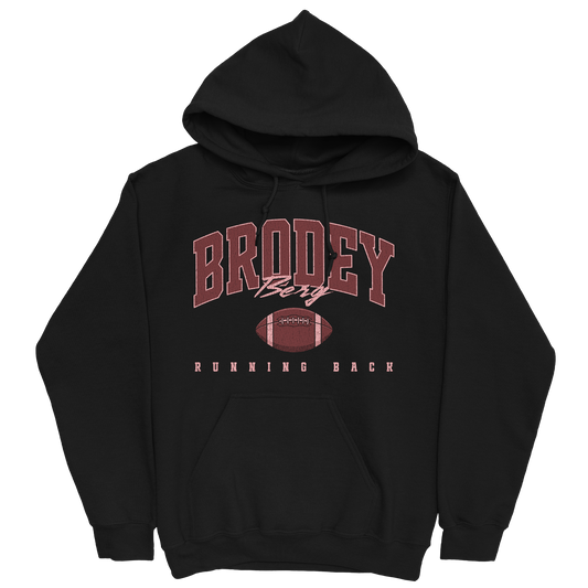 BRODEY BERG RETRO BLACK HOODIE
