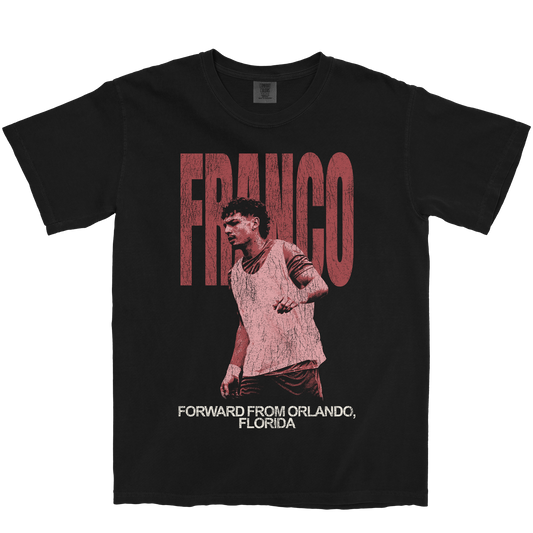 GIANLUCA FRANCO VINTAGE BLACK TEE