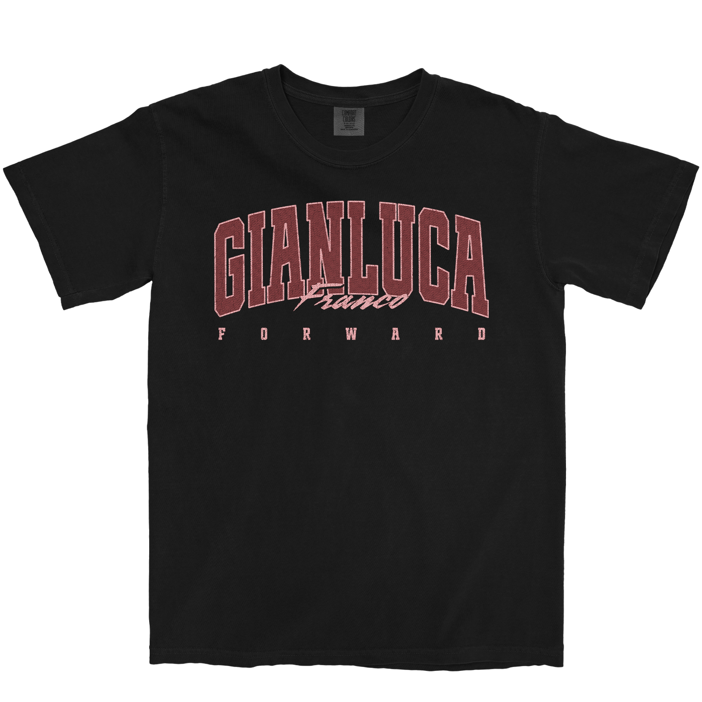 GIANLUCA FRANCO RETRO BLACK TEE