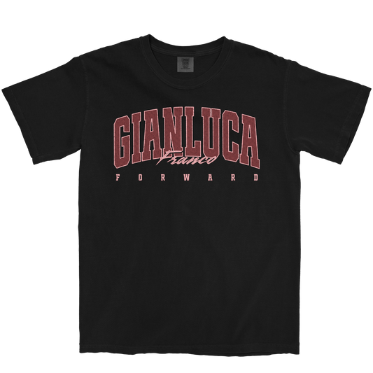 GIANLUCA FRANCO RETRO BLACK TEE