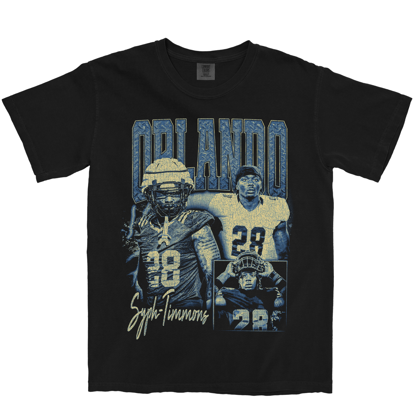 ORLANDO SYPH-TIMMONS GRAPHIC BLACK TEE