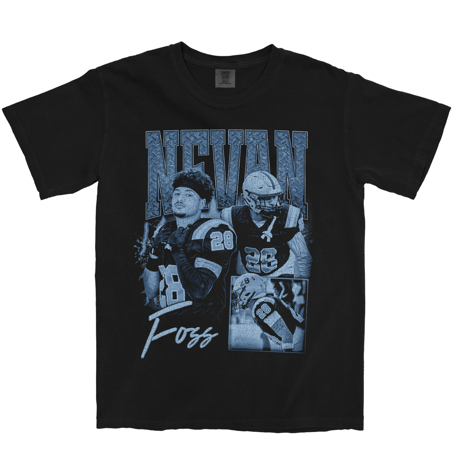 NEVAN FOSS GRAPHIC BLACK TEE