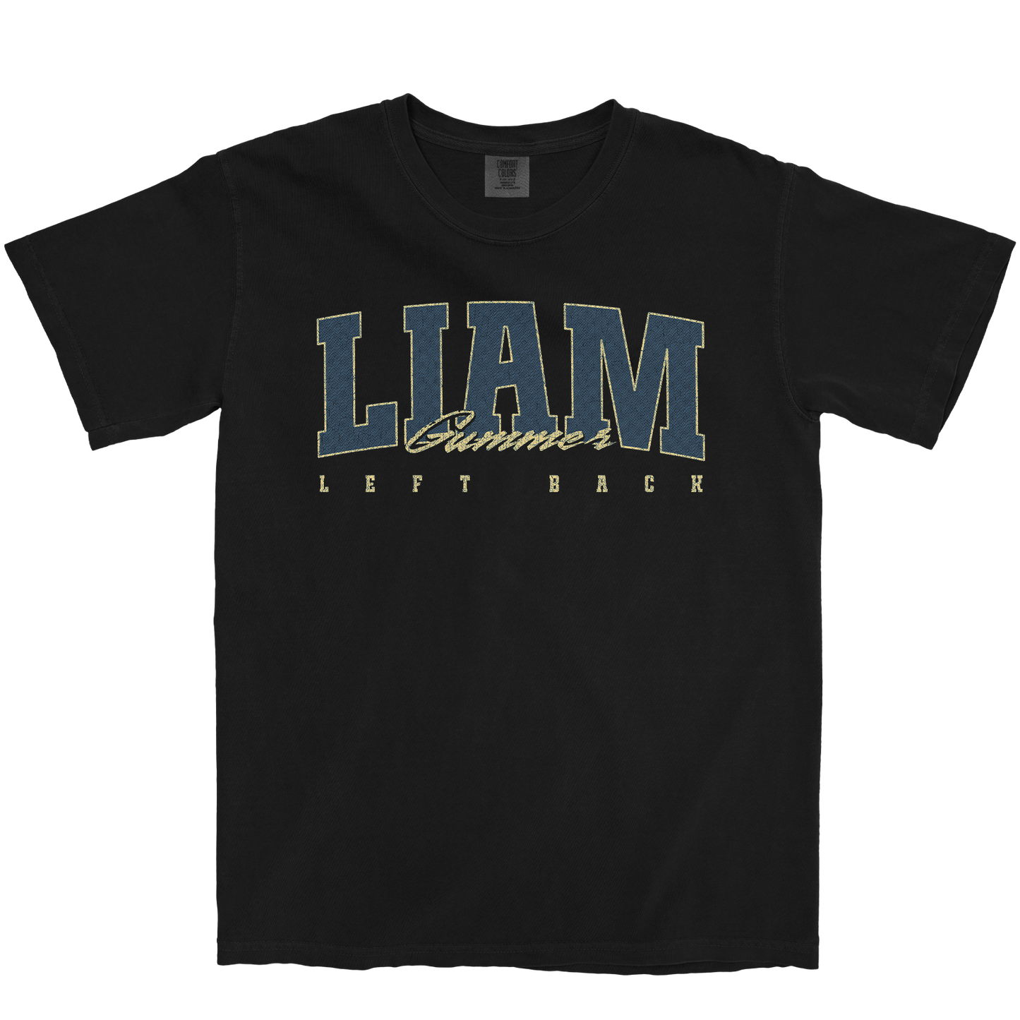 LIAM GUMMER RETRO BLACK TEE