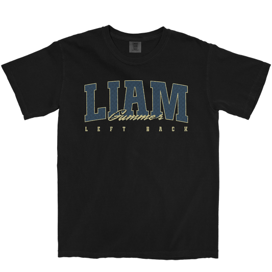 LIAM GUMMER RETRO BLACK TEE