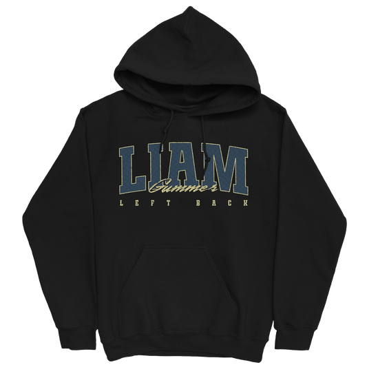 LIAM GUMMER RETRO BLACK HOODIE