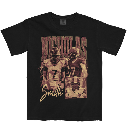 NICHOLAS SMITH GRAPHIC BLACK TEE