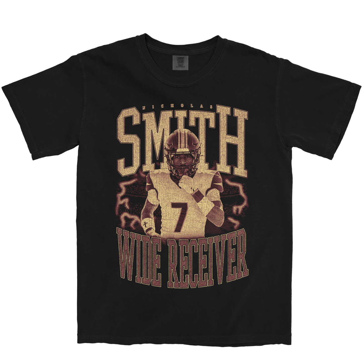 NICHOLAS SMITH VINTAGE BLACK TEE