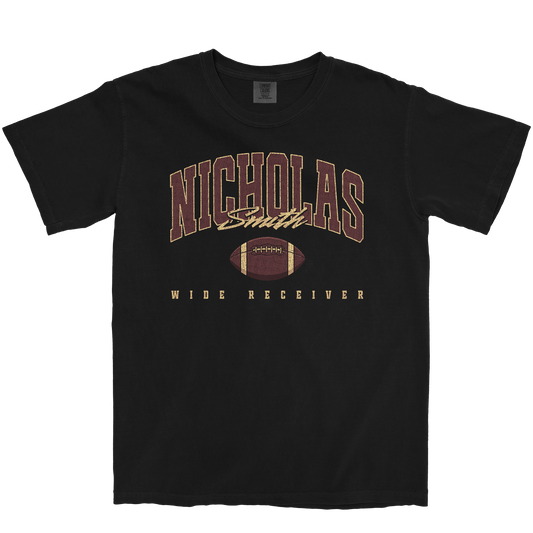 NICHOLAS SMITH RETRO BLACK TEE