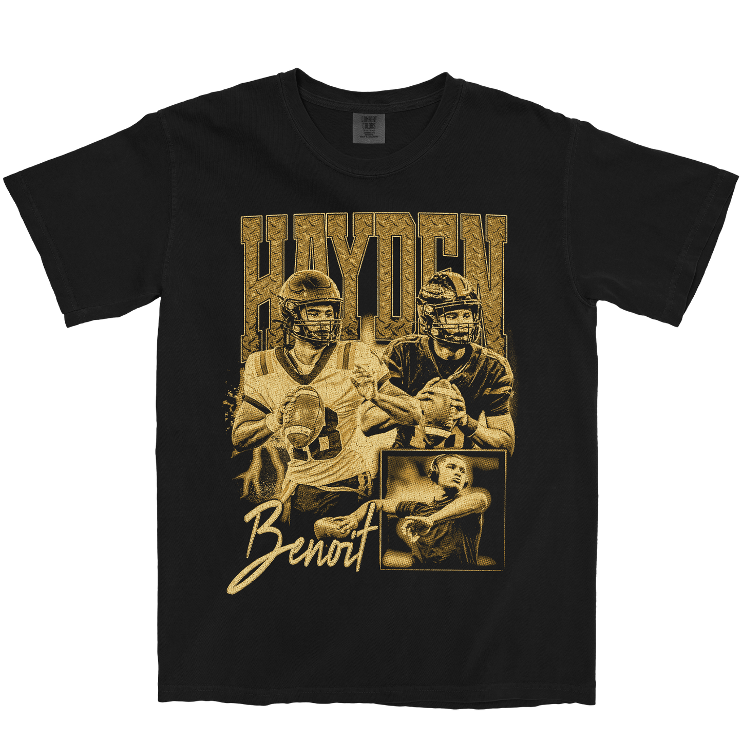 HAYDEN BENOIT GRAPHIC BLACK TEE