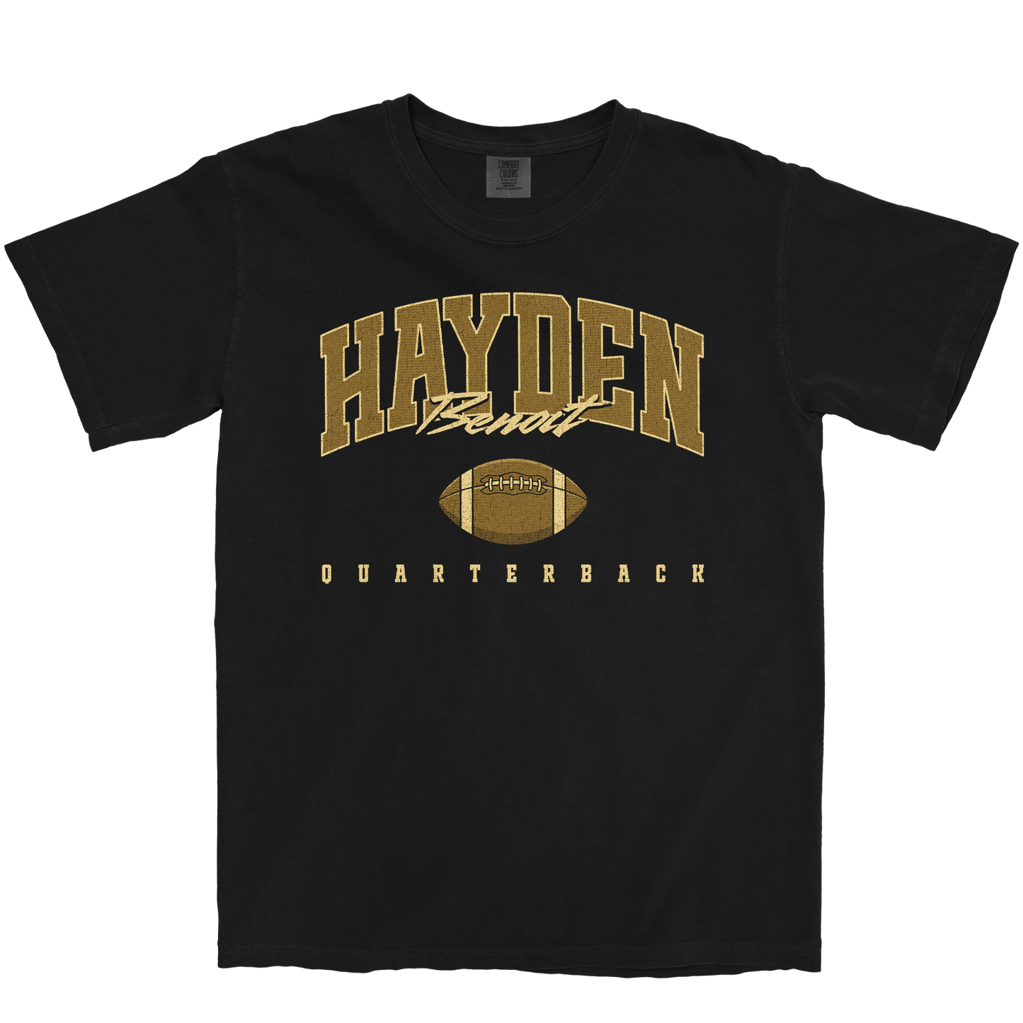 HAYDEN BENOIT RETRO BLACK TEE