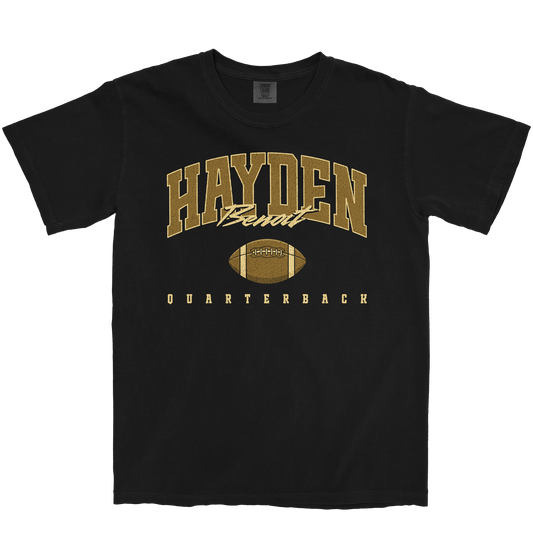HAYDEN BENOIT RETRO BLACK TEE