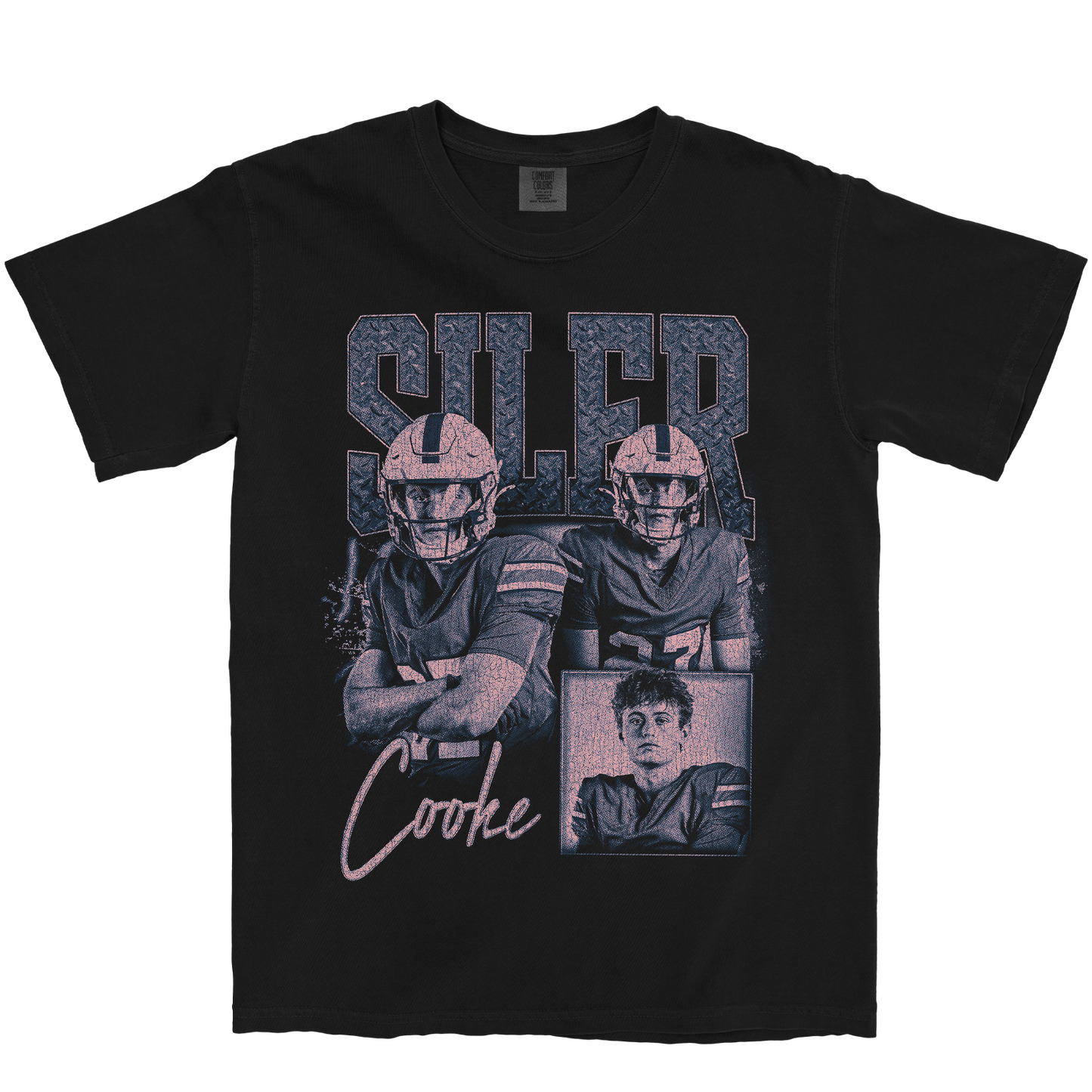 SILER COOKE GRAPHIC BLACK TEE