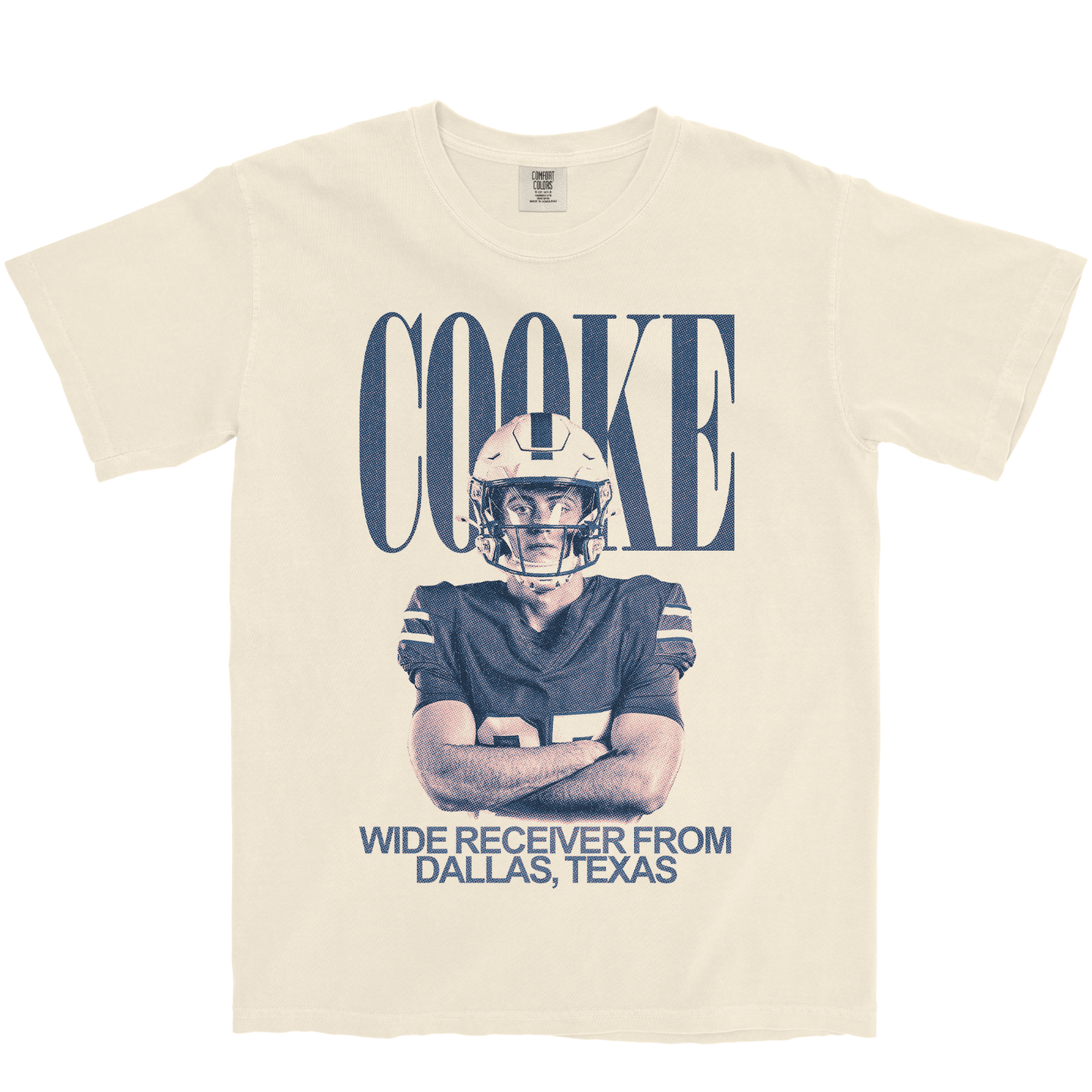 SILER COOKE VINTAGE IVORY TEE