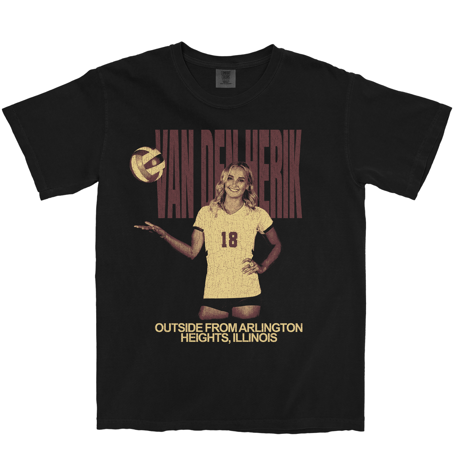 CLAIRE VAN DEN HERIK VINTAGE BLACK TEE