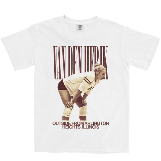 CLAIRE VAN DEN HERIK VINTAGE WHITE TEE
