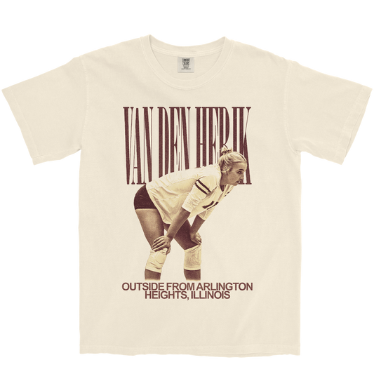 CLAIRE VAN DEN HERIK VINTAGE IVORY TEE