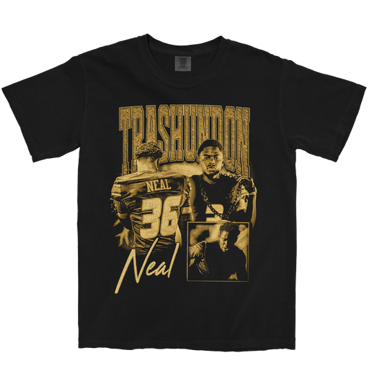 TRASHUNDON NEAL GRAPHIC BLACK TEE
