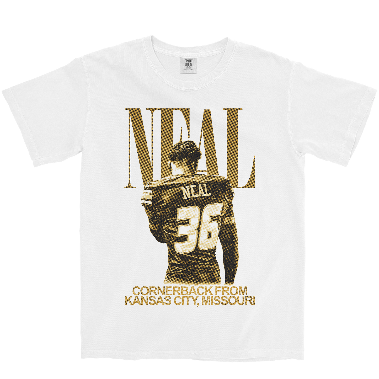 TRASHUNDON NEAL VINTAGE WHITE TEE