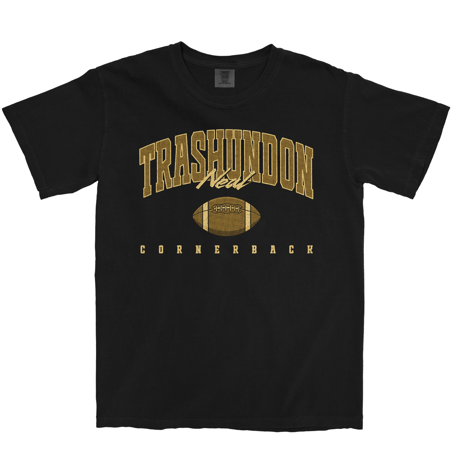 TRASHUNDON NEAL RETRO BLACK TEE