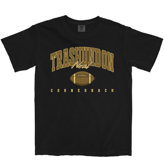 TRASHUNDON NEAL RETRO BLACK TEE