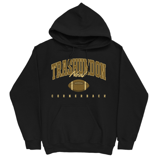 TRASHUNDON NEAL RETRO BLACK HOODIE