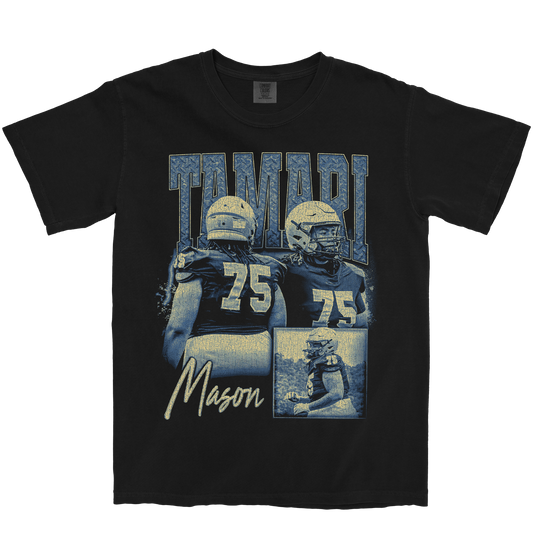 TAMARI MASON GRAPHIC BLACK TEE
